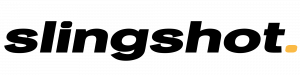 Slingshot Logo schwarz Einzeiler